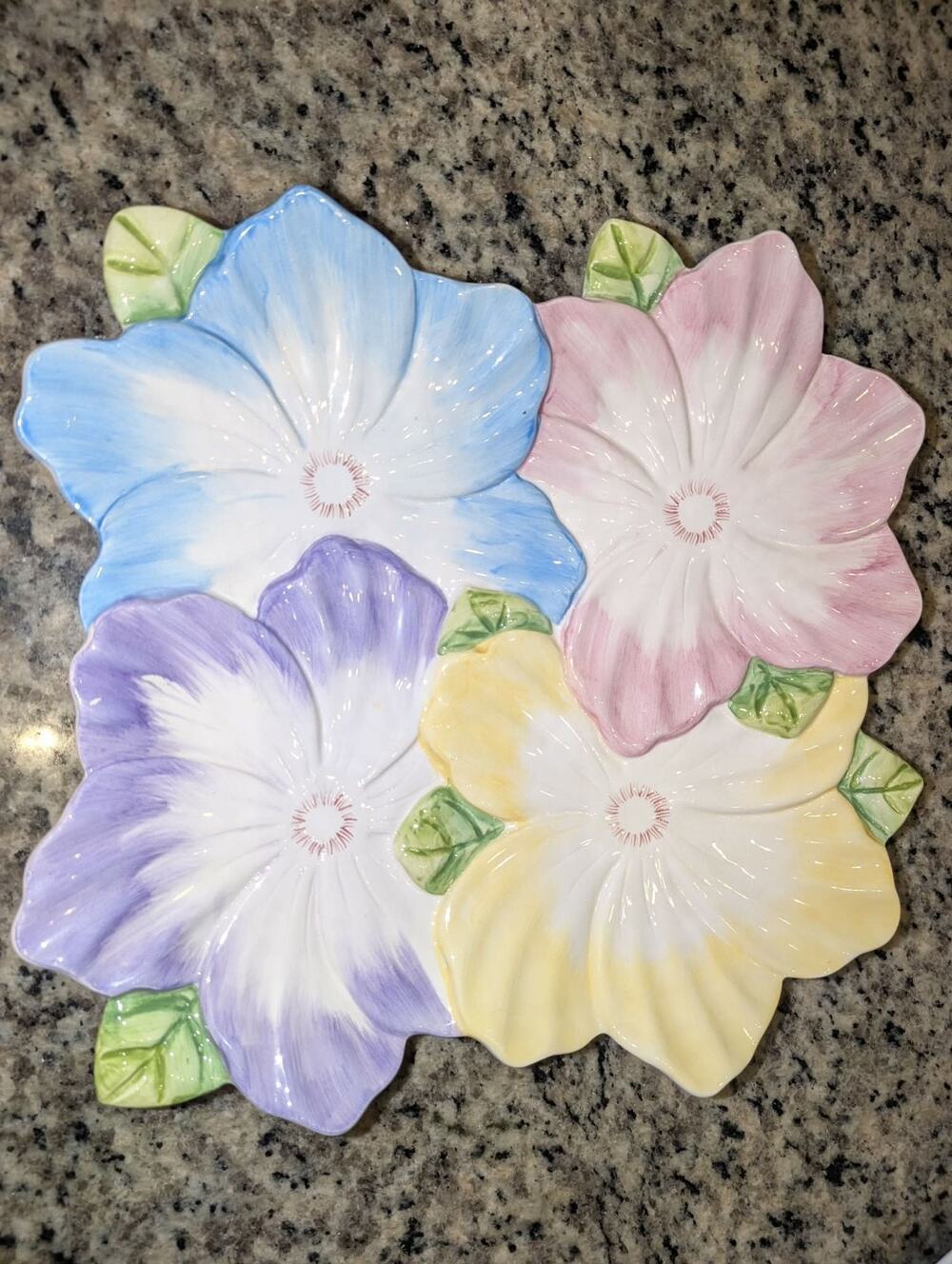 Vintage 1992 The Bombay Company Spring Blossoms Easter Platter 12" Plate
